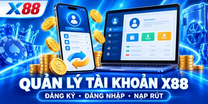 quản lý tài khoản x88